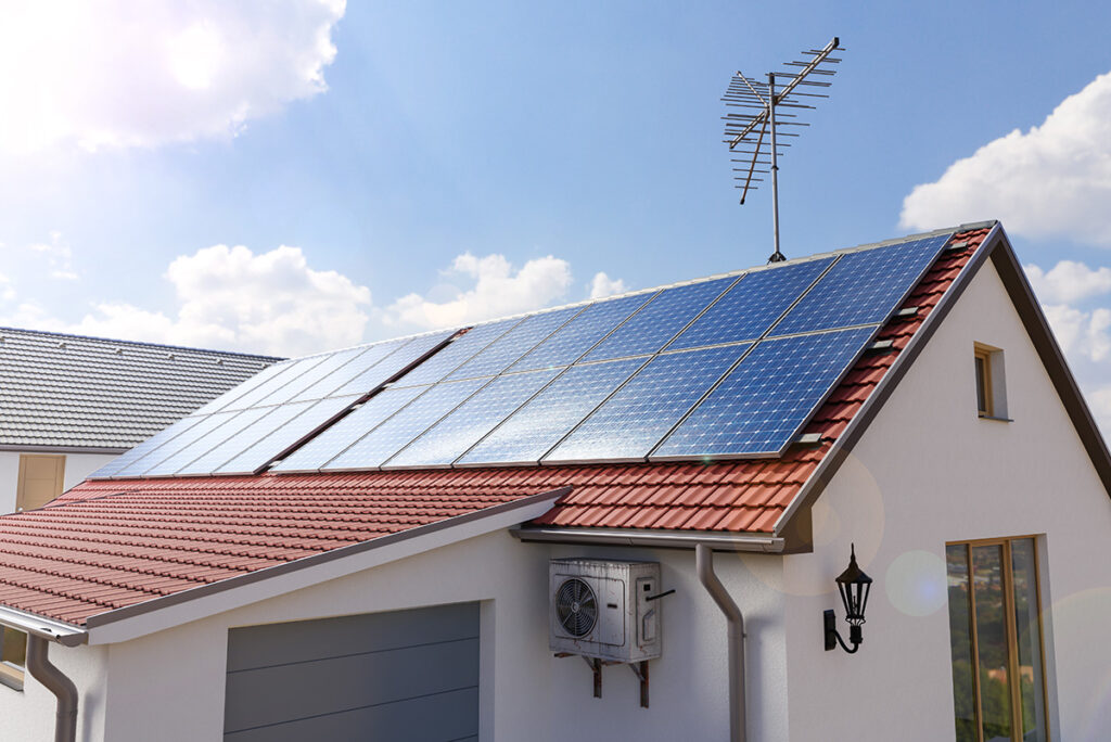residential solar installation